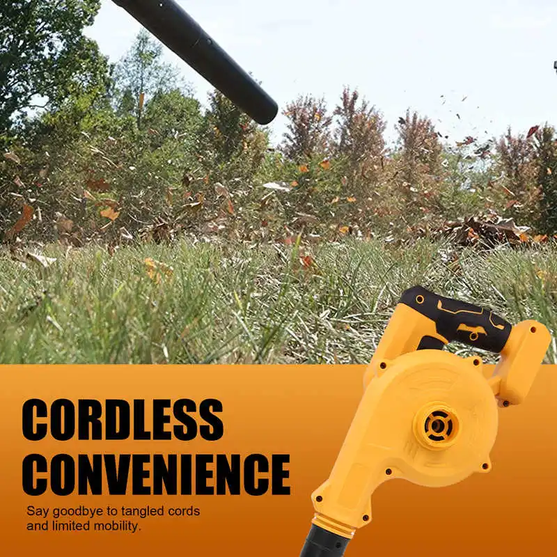 Brush Cordless Leaf Blower For Dewalt Battery 2-In-1 Air Blower And Vacuum (No Battery)