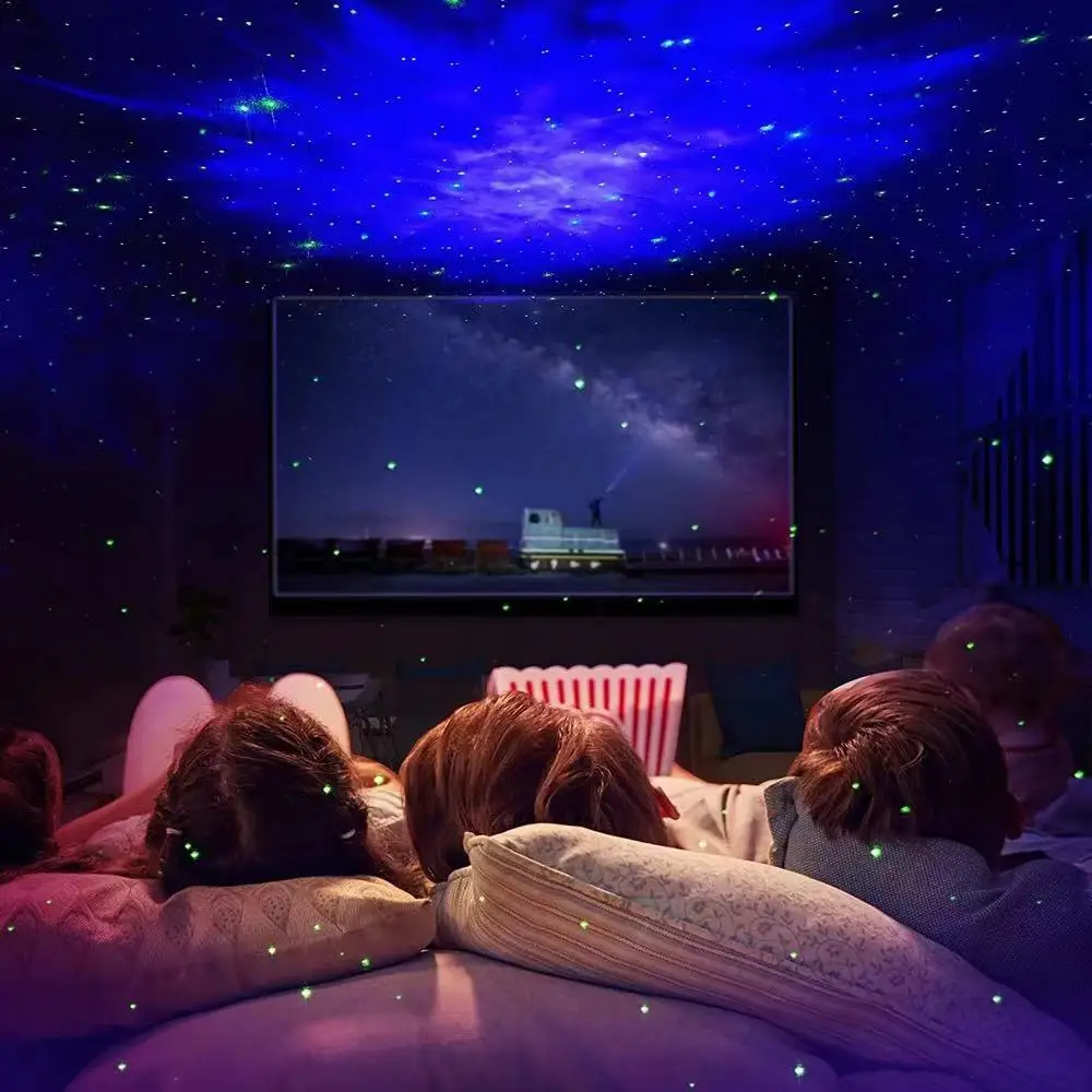 Led Star Projector Galaxy Night Light astronauta Space Lamps proiettore Starry Nebula soffitto camera da letto decorazione della stanza proiezione