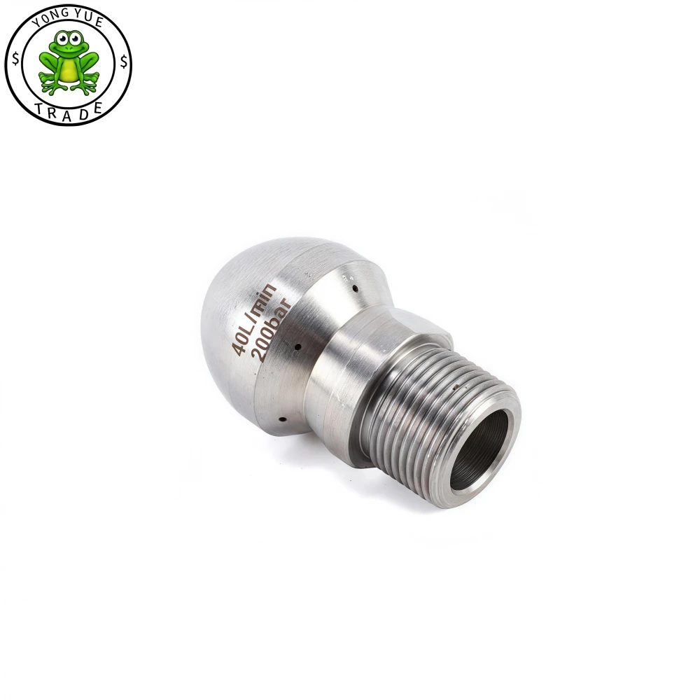 

1/2 M22 Внешняя резьба 40л Насадка для очистки высокого давления Насадка для очистки дренажных труб из нержавеющей стали Инструменты для очистки трубопровода