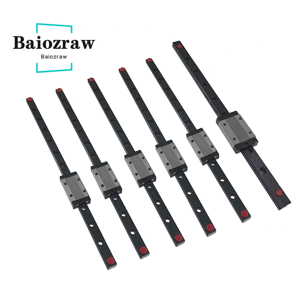 

Baiozraw Trident 3D printer Linear Rail MGN9H DIY Rail Kit 250/300/350mm build high quality linear For Voron Trident Parts