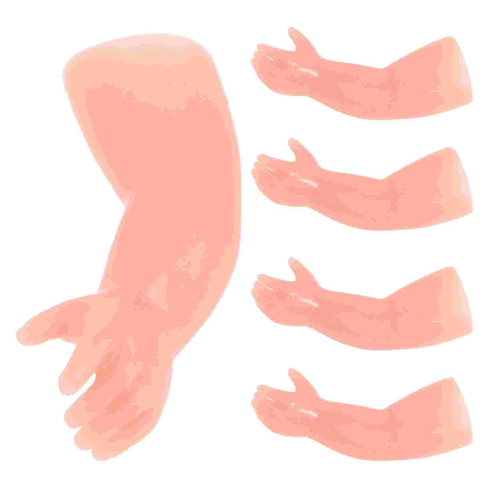 5PCS Halloween Horror Little Hand Props Trick Little Hand Fake Little Hand Stage Show Prop Prank Toy