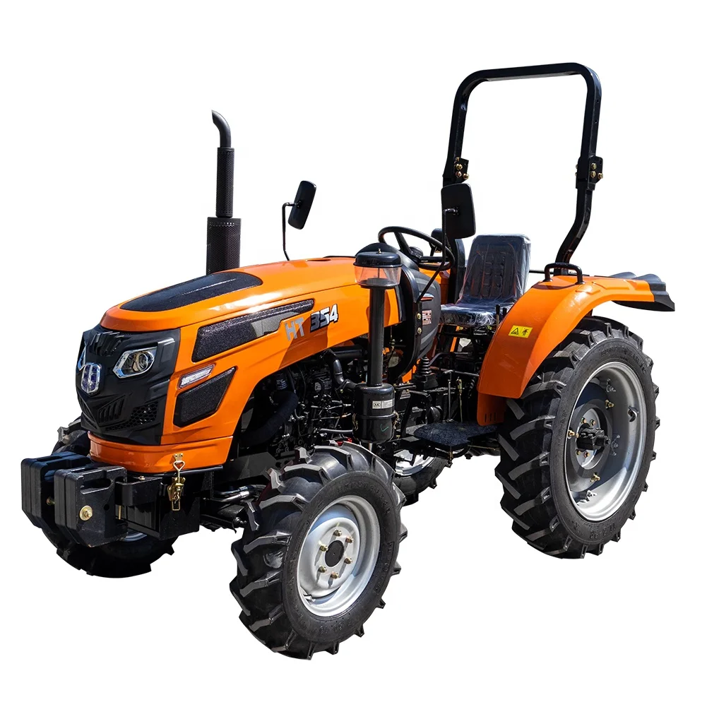 Mini Tractor  60hp Compact Farm Tractor Machine Earth Work Mini Farm Garden Tractors Price