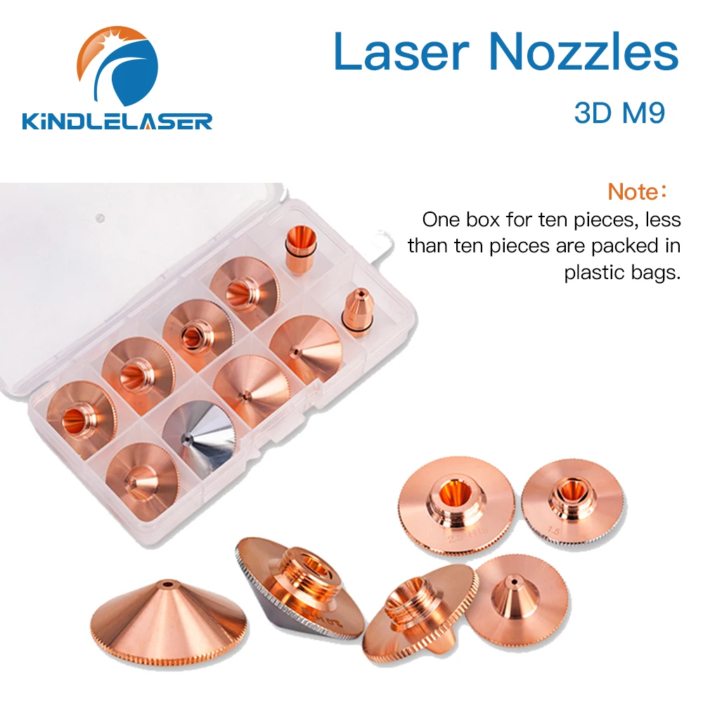 Ugello Laser in fibra 3D PRECITEC OEM KINDLELASER M9 D14.2mm H15.4mm per accessori per macchine da taglio Laser