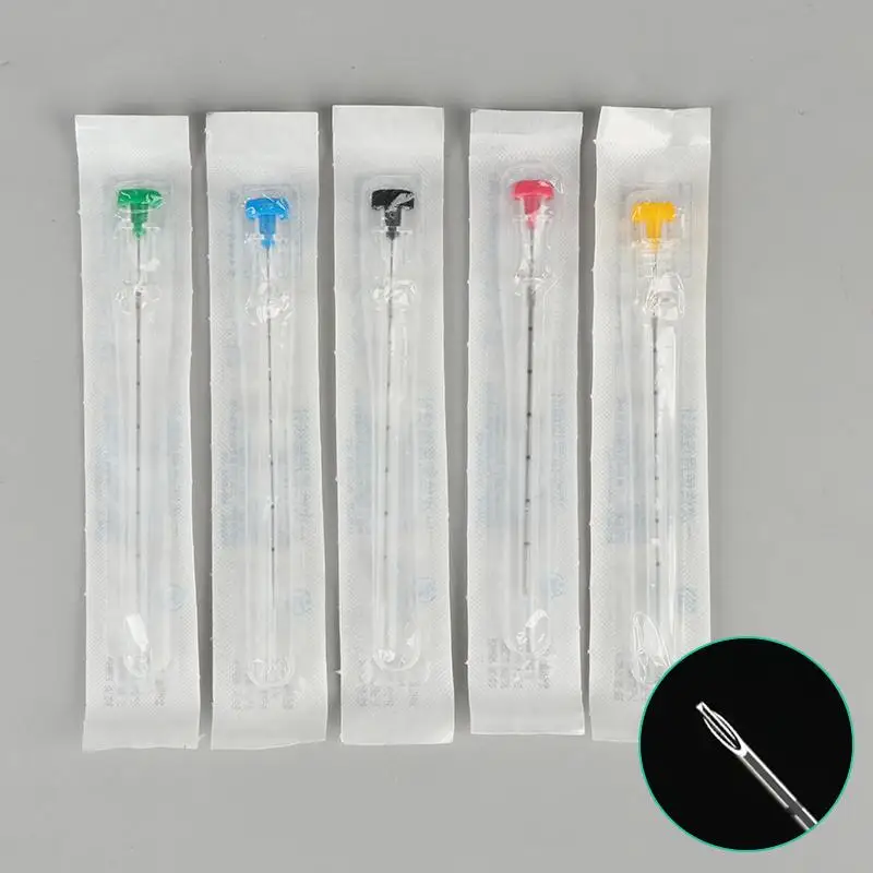 Premium Disposable Acupuncture Needles 10Pcs with Scale for Effective Chinese Therapy Points