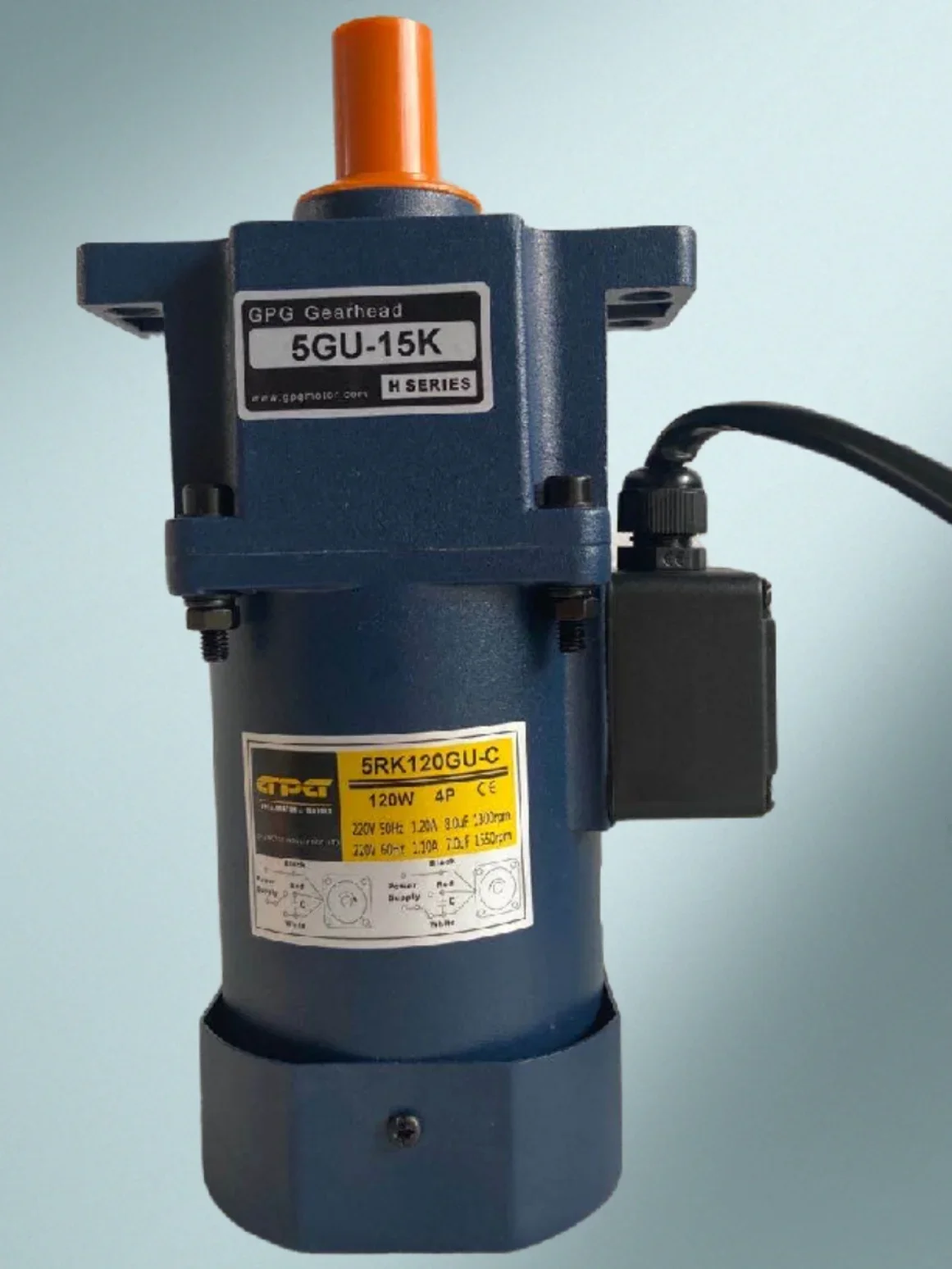 

Taibang deceleration motor GPG motor 5RK120GU-C 5GU15K AC voltage 220V sealing and packing machine