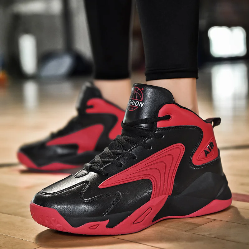 

Basketball shoes four seasons parent-child sports casual shoes men's leather classic racing outdoor running shoes speed sneakers