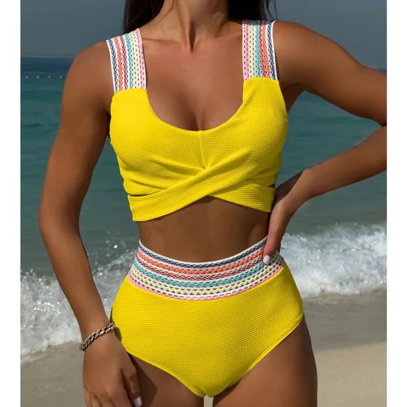 

Сексуальные бикини 2025: купальники, женские купальники с эффектом пуш-ап, женская пляжная одежда для купания, купальные костюмы, бразильский комплект бикини, купальщица в бассейне