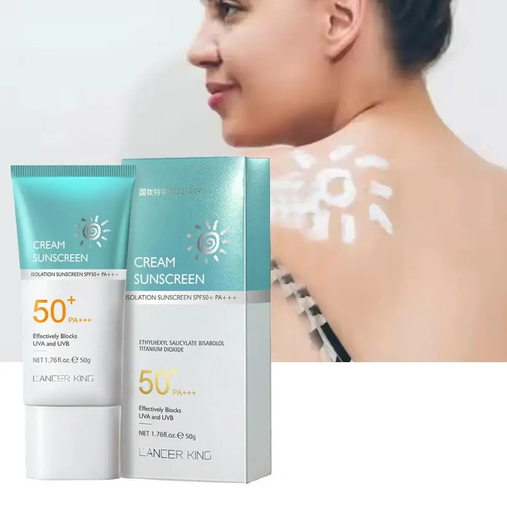 Facial Body Sunscreen Whitening Sun Cream Sunblock Protective Cream 50 Anti Facial Protection Cream Sun Skin SPF Y1Q9