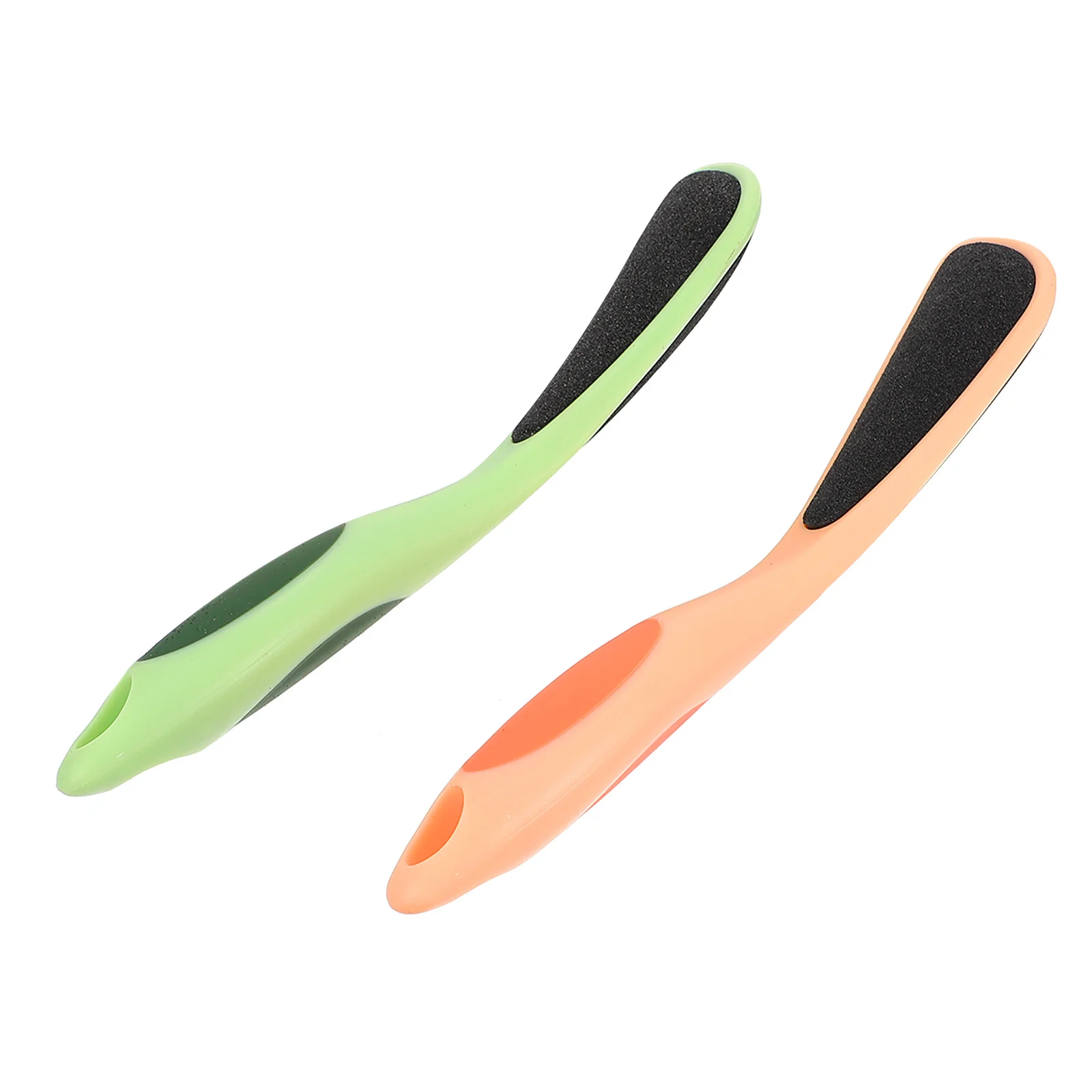 Ferramentas profissionais para cuidados com os pés, 2 peças, design requintado, removedores de calos de dupla face, suporte confortável para a vida diária e presentes