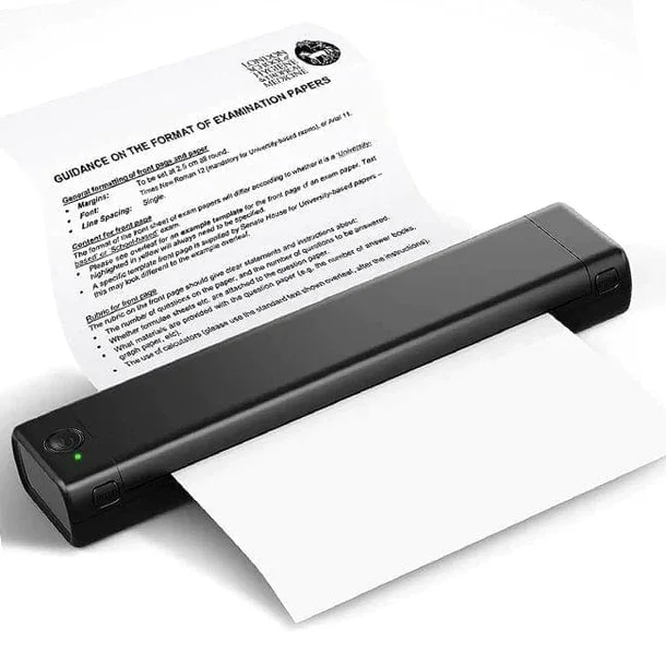 203DPI Inkless Portable A4 Printer Handheld Office A4/Lettter Size Thermal Tattoo Printer for Document,Photo,