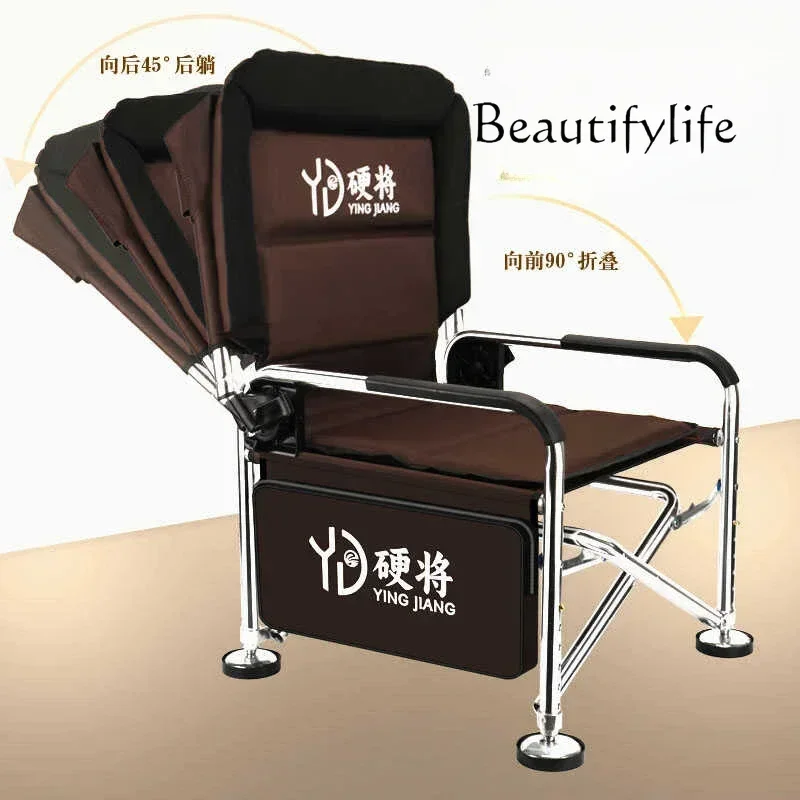 

Tourist Folding Camping Fishing Chair Storage Outdoor Furniture Chaise De Pêche FYFC Nordic Lounger Fishing Chair Multifunction