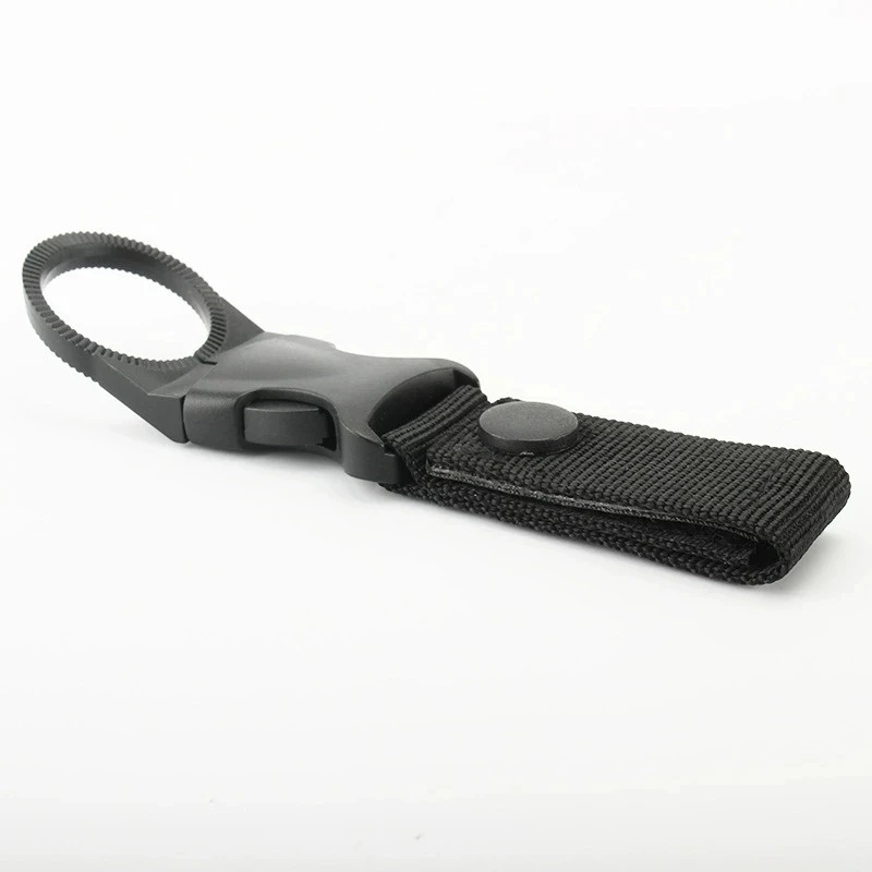 Webbing Buckle Hook Water Bottle Holder Clip Outdoor Nylon EDC Climb Carabiner Belt Backpack Hanger Camp Carabiner Belt Clip