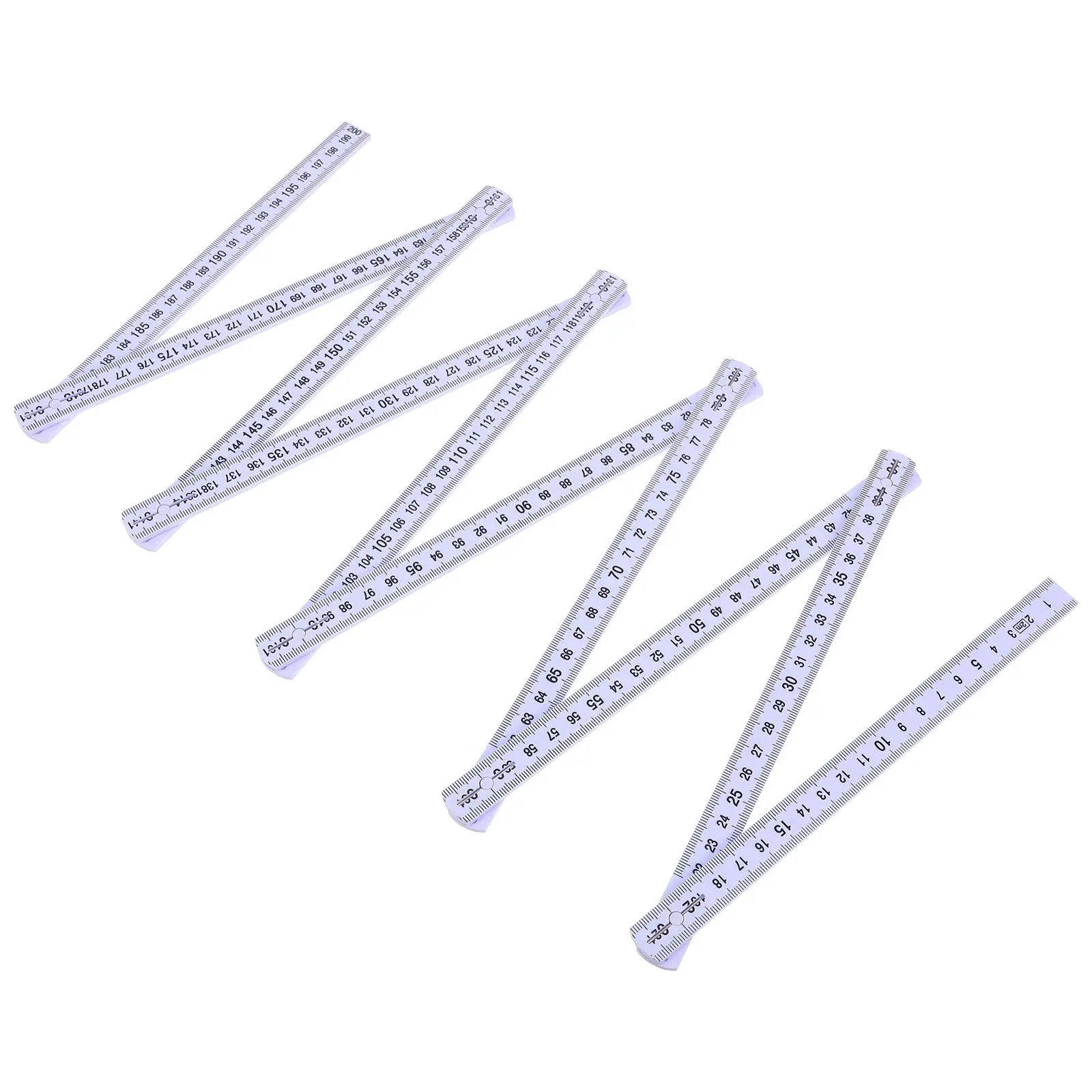 Plastic Folding Ruler 120cm Measuring Tape Metric Foldable Meter Stick Precision Scale Carpenter Masonry DIY Tile