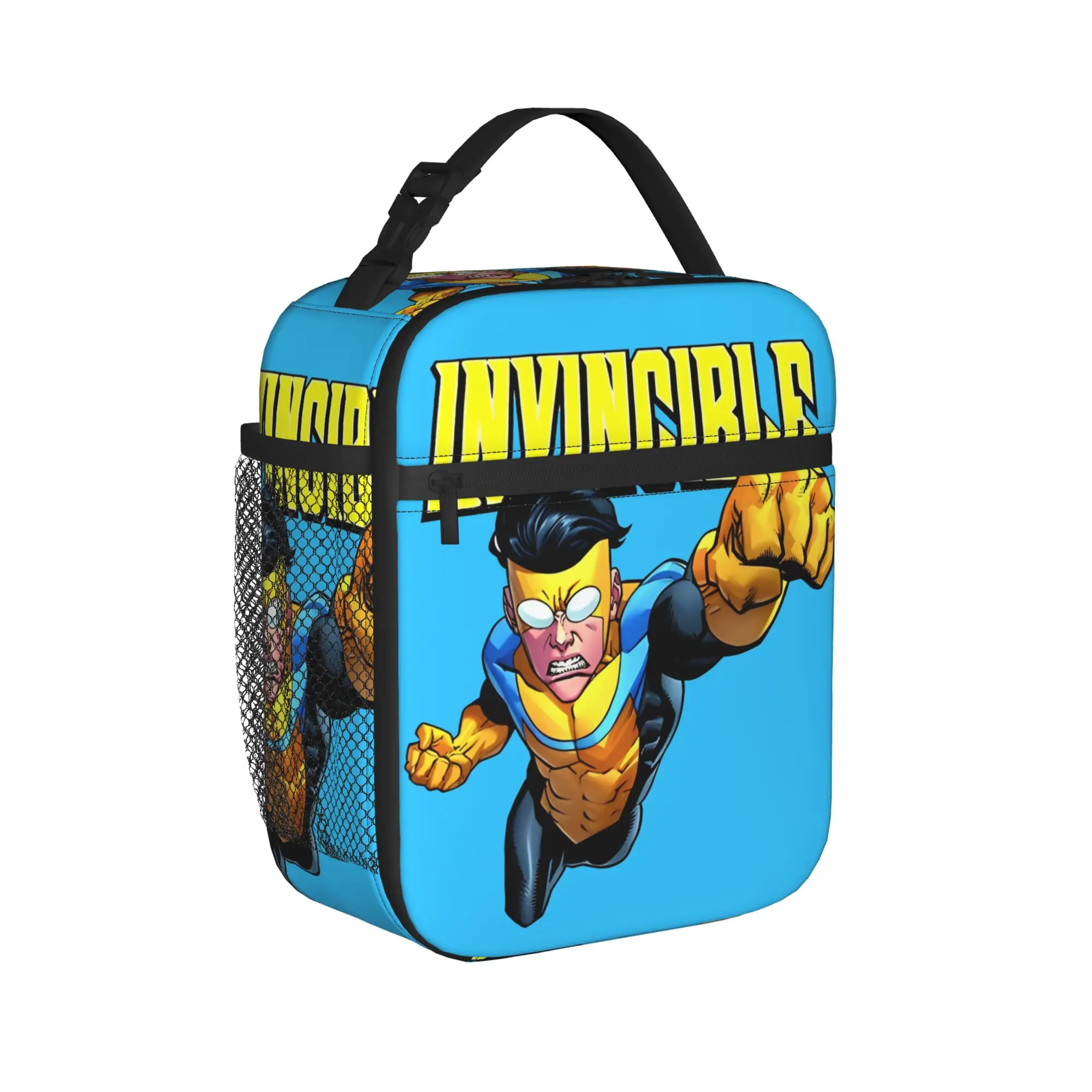 Invinci-bles Comic Anime Insulated Lunch Bags Cooler Bag Reusable,Meal Container  Tote Lunch Box Men Women School  Travel