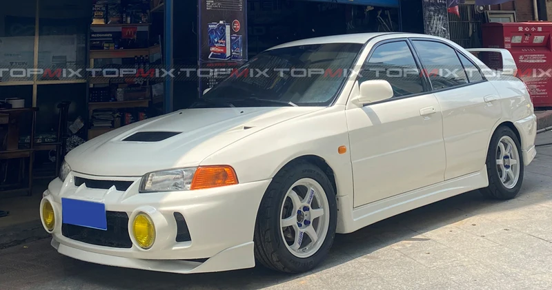 Fiber glass Front + Rear Full Body Kit For Mitsubishi Lancer Evolution IV