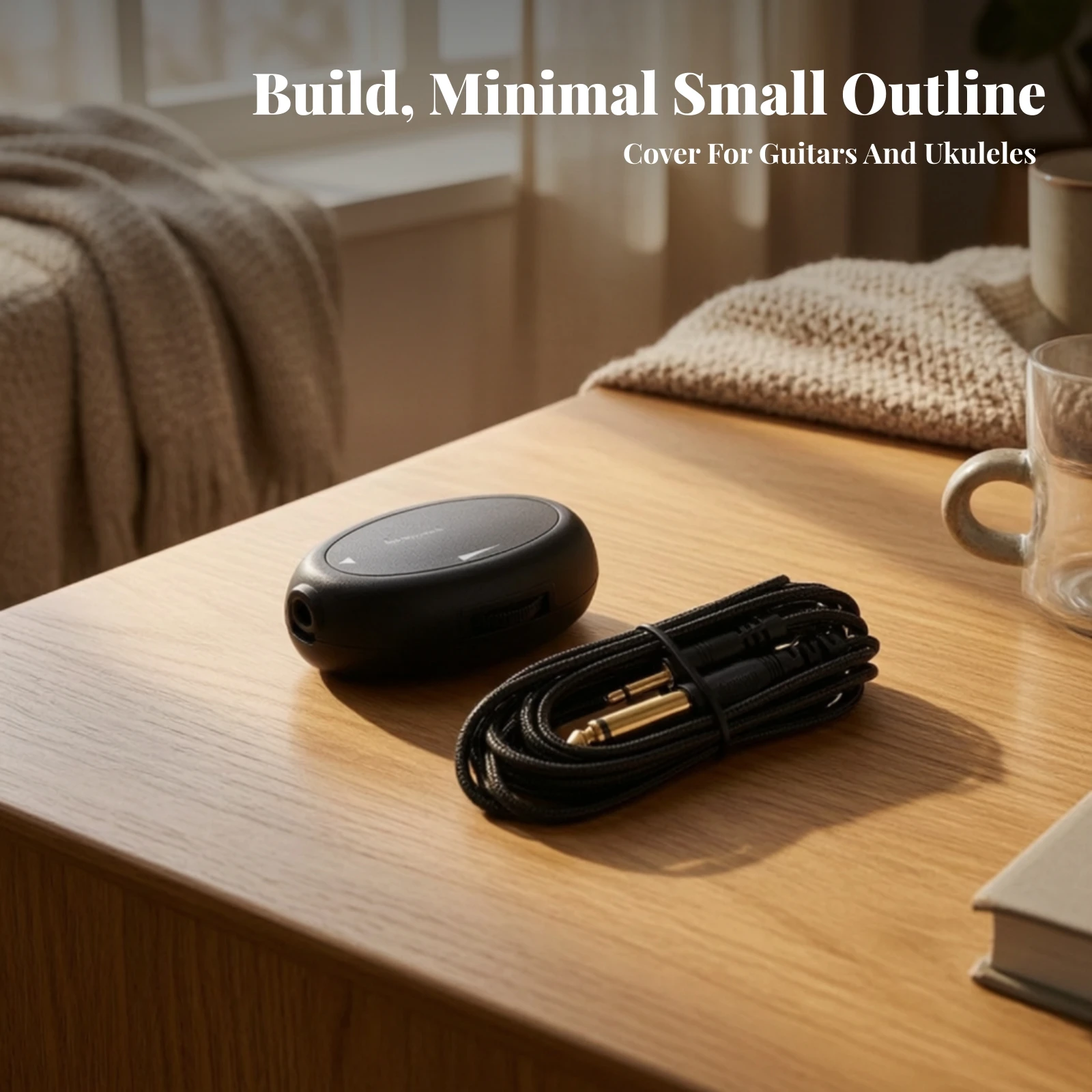 Meideal MP20 Pickup Compact Surface-Mount Guitar Pickup Acoustic Instrument Transducer Transducer Plug-and-Play Portable