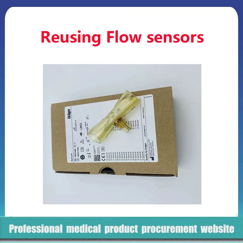 

Original Drager MK01900 FlowSensor Anesthesia Ventilator SpiroLife Oxygen Flow Sensor Reusable