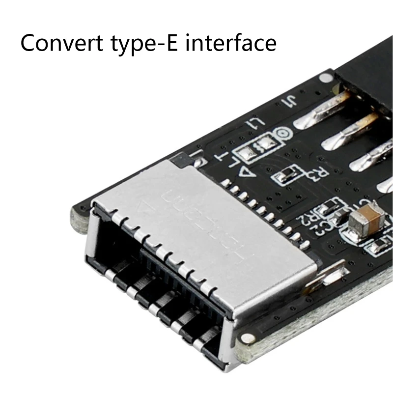 USB Front Panel Adapter Type-E Female to USB 2.0 9 PIN Female Adapter Header for Computer Mothertherboard H8WD
