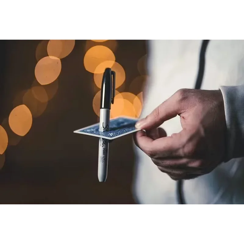 Quântico por calen truques de magia morelli close-up palco ilusão truque adereços mentalismo clássico rua ilusões caneta magie