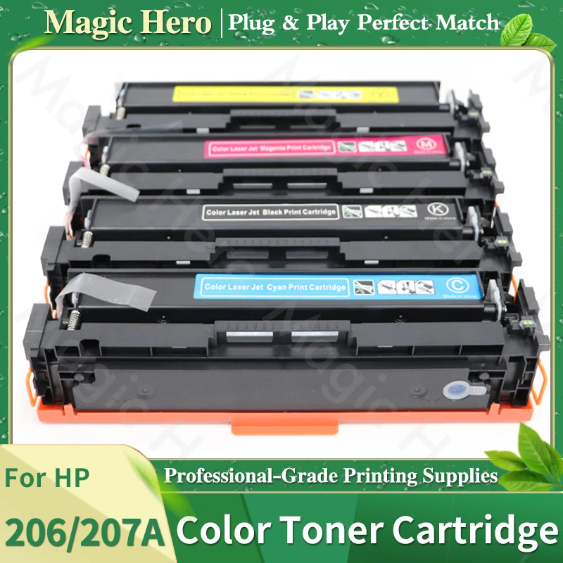 Cartucho de Tóner 206A 207A con Chip para Impresoras HP Laserjet Pro M283fdw/183fw 215a M255dw/282nw M155 M182nw w2110a W2210 2310A