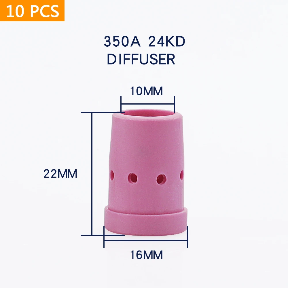 

MIG Welding Torch Spare Parts Panasonic 350A Pink Ceramic Gas Diffuser MIG Welding Machine MIG MAG Gun Accessories Consumables