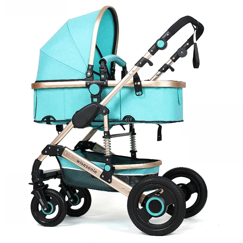 Light-Weight Flax Series Stroller With Zipper Dismounting Awning/Pink Baby Trolley Baby Supplies & Products