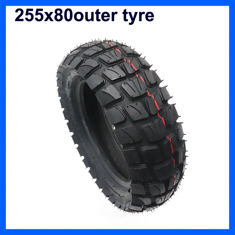 255x80 10 inch Cross Country Anti Skid Steel Studs Tire Tire Winter Snow Tyre 255*80 For Speedual Grace 10 Zero 10x Kugoo M4 Pro