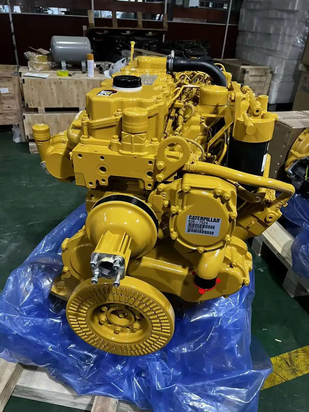 C7.1 Industrial Diesel Engine 129-240kW 173-322HP 2200RPM Construction Motor For Generator Drilling And Mining Equipment