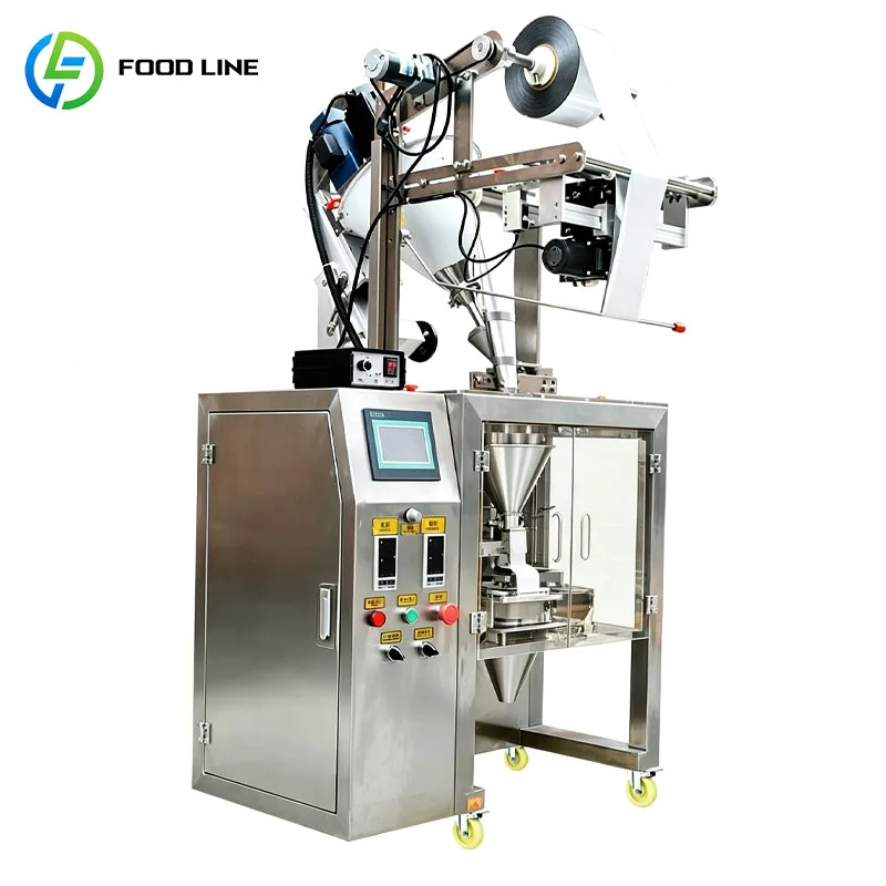 Automatic VFFS Packing Machine Vertical Form Fill Seal Machine Food Packaging System For Chips Coffee Nuts Candy Customized