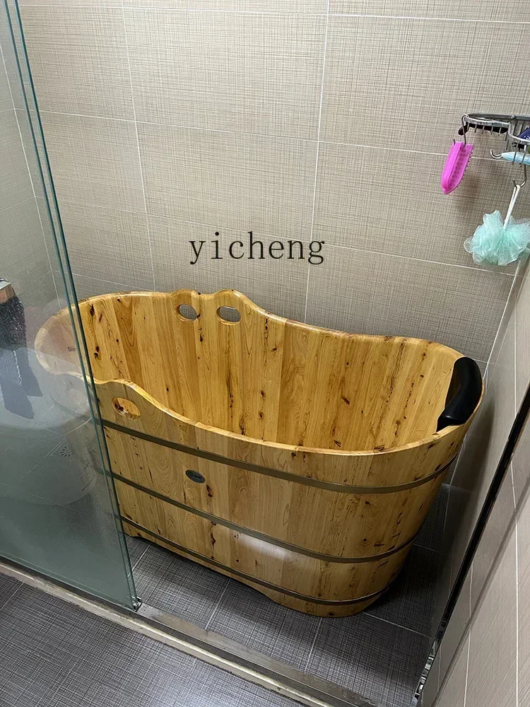 ZP-1  Bath Barrel Bath Barrel Solid Wood Bathtub Wood Bathtub Adult Long Bathtub
