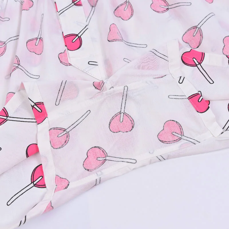 Love lollipops Pure Cotton Underwear Pattern For Men And Women Pattern Comfortable Breathable Shorts For Home Leisure