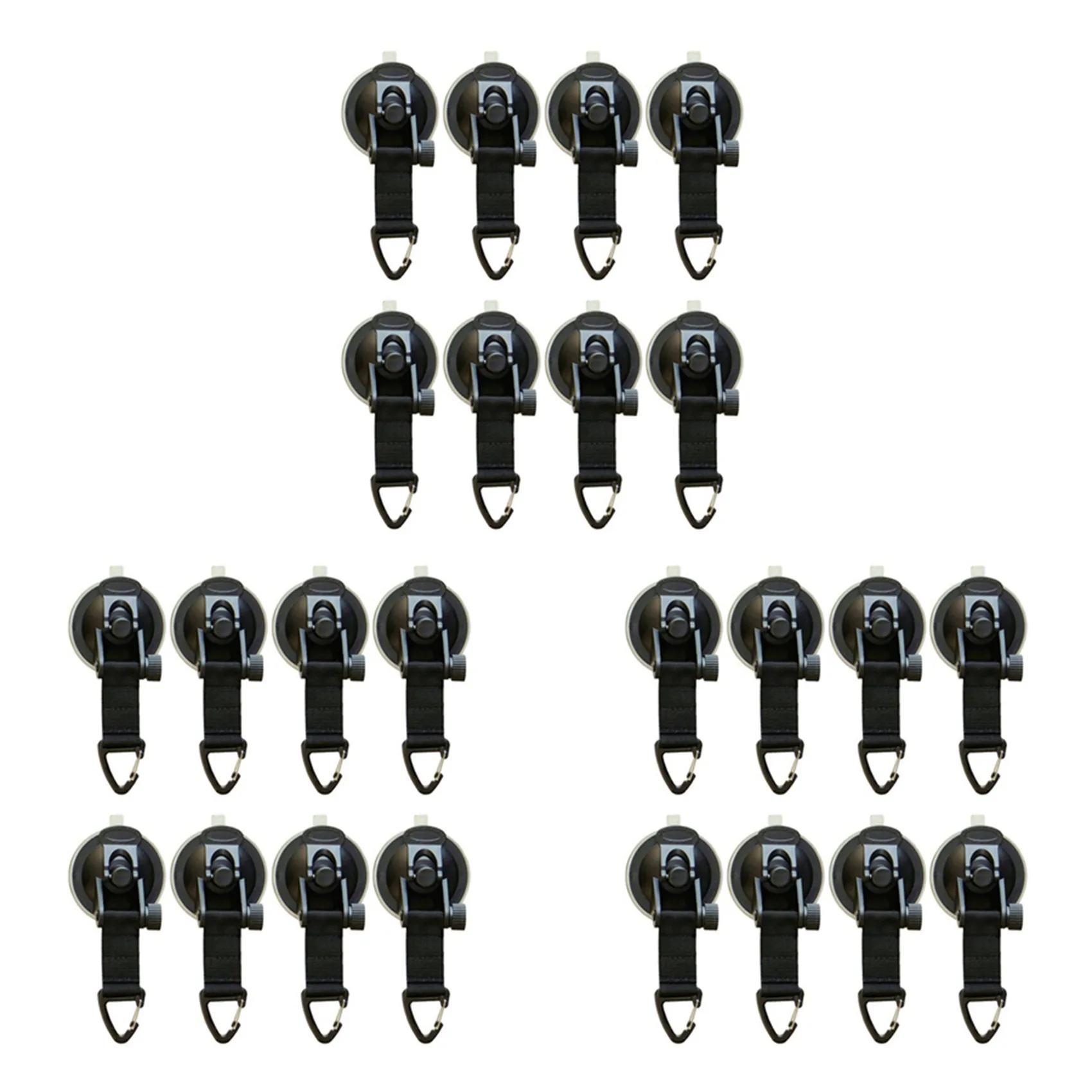 Picture 5: A84X-24Pcs Suction Cup Anchor Securing Hook Tie Down,Camping Tarp As Car Side Awning, Pool Tarps Tents Securing Hook