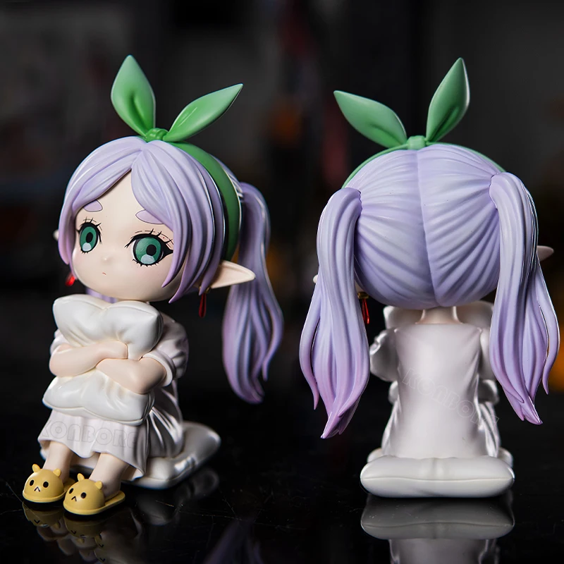 sousou-no-frieren-anime-menina-figura-frieren-alem-do-fim-da-jornada-samambaia-figura-de-acao-stark-himmel-estatueta-bonito-modelo-boneca-brinquedos