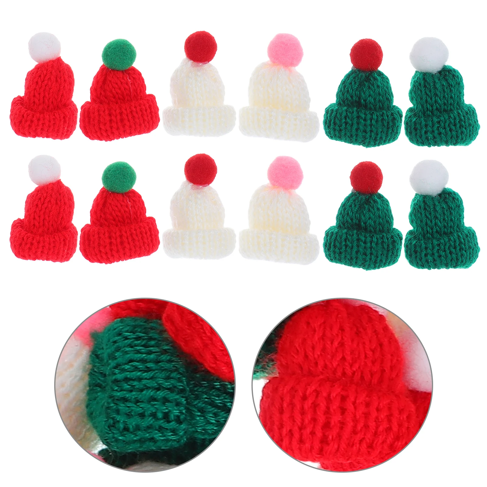 60 pçs mini chapéus de malha p - Art Craft Hat avaliação e preço