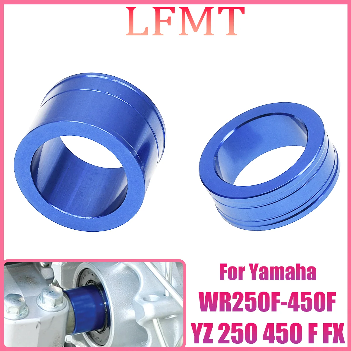 

2014-2023 CNC Front Wheel Spacer Hub Collar For Yamaha YZ WR 250F 450F YZF YZ250FX YZ450FX WRF 250 450 CC Dirt bike Accessories