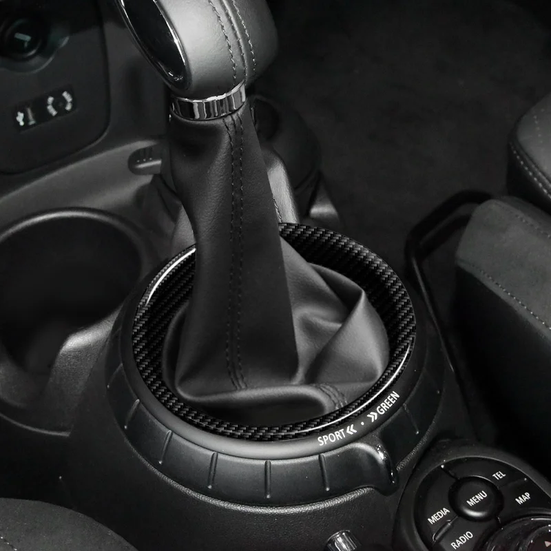 For Mini Cooper F56 F55 F54 F60 Clubman Countryman Gear Shift Lever Decorative Ring Car Protective Decorative Cover Accessories