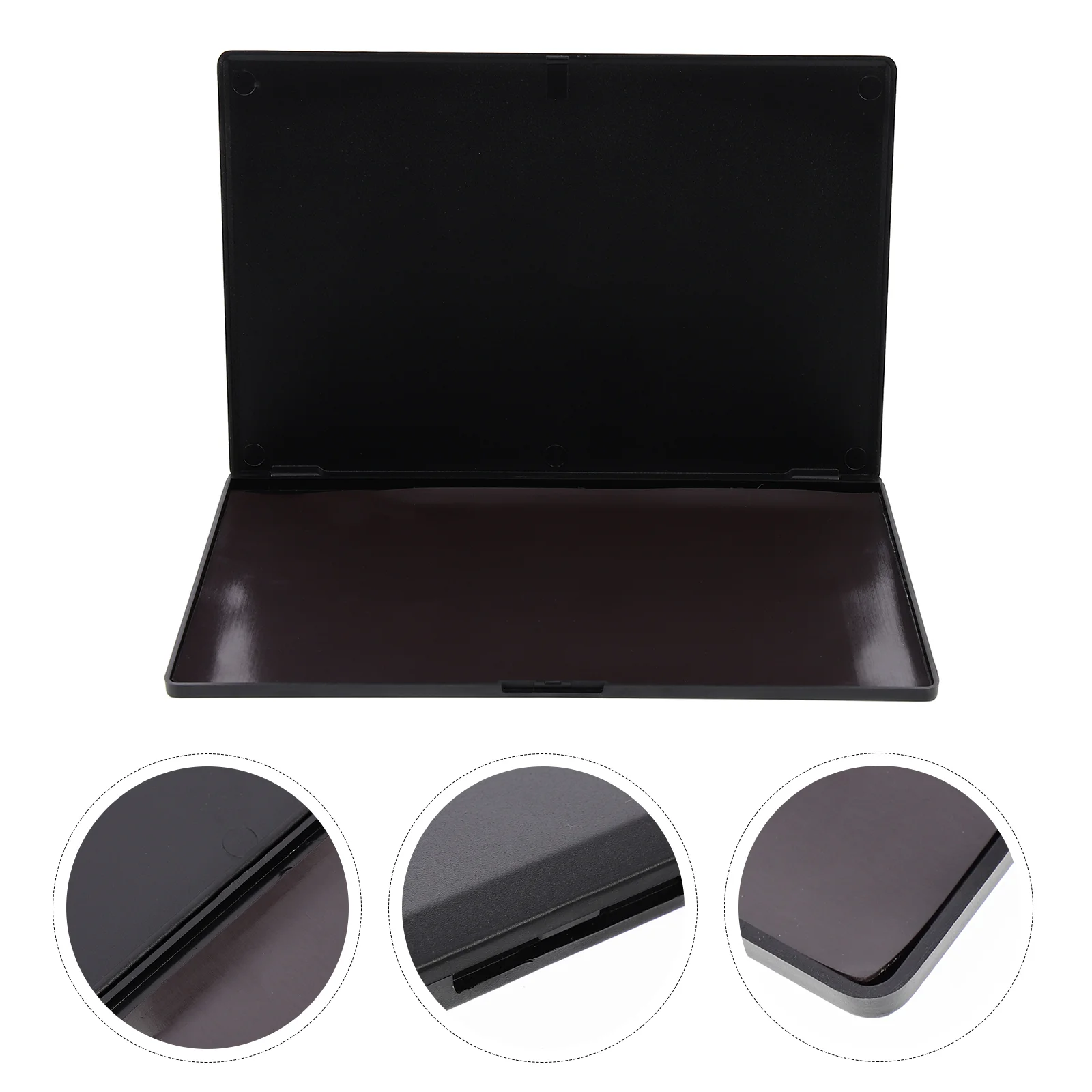 

DIY Eyeshadow Palette Refillable Lipstick Container Storage Tray Sub Plate Package Case Black