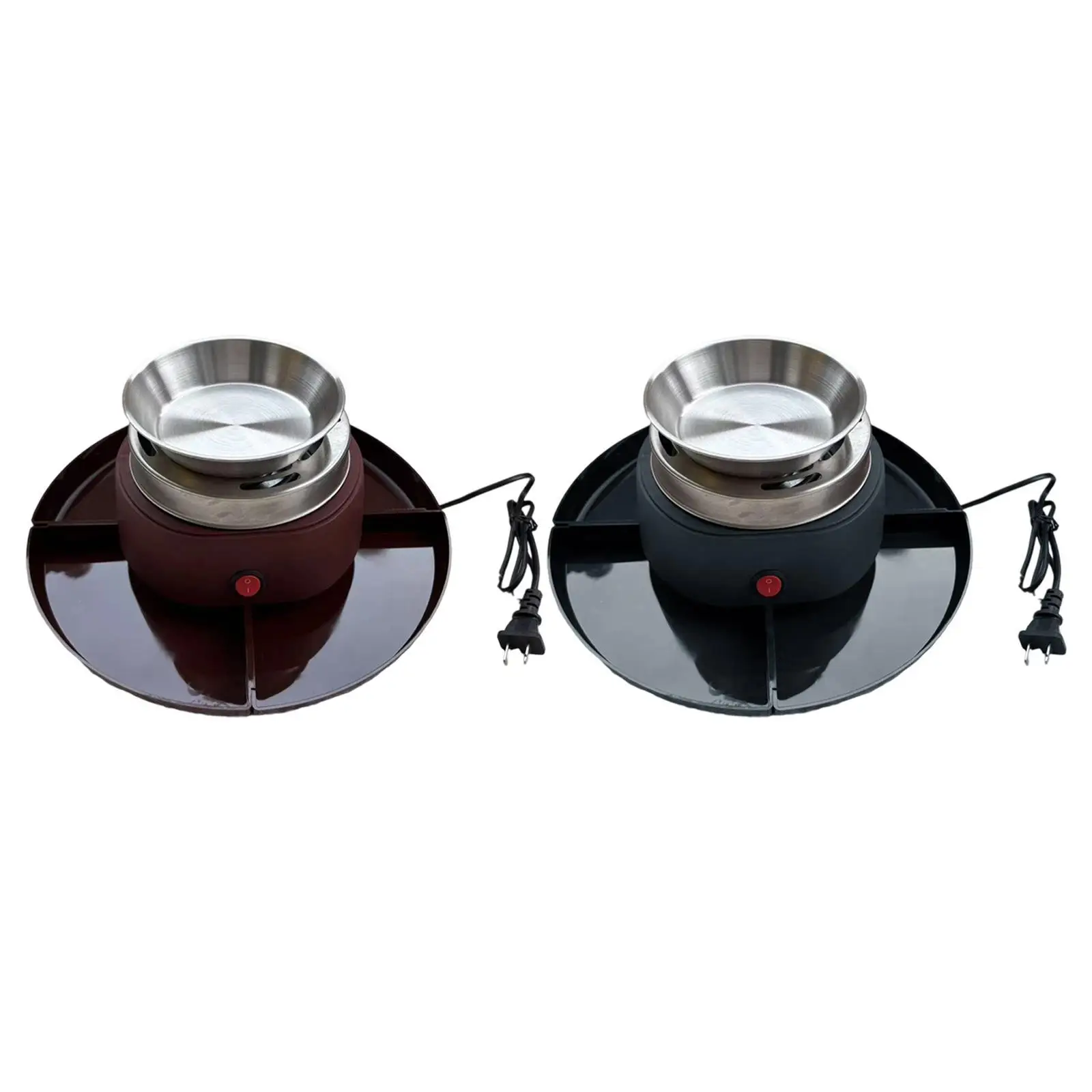 Electric Maker Marshmallow Roaster Housewarming Gifts Melt Fondue Pot Electric Fondue Pot Set with Forks for Christmas