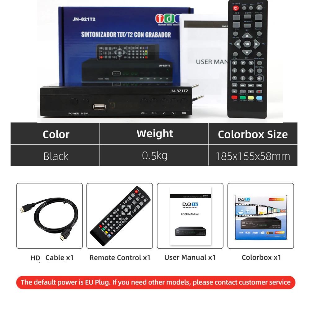 ใหม่ล่าสุด H265 DVB-T2ดิจิตอลรองรับ Dolby AC3 FTA H.265/ HEVC 10Bit H264 Dvb T2สำหรับเนเธอร์แลนด์ภาษาเช็คคำฝรั่งเศสอิตาลีฯลฯ