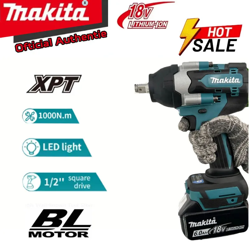 

Makita DTW700 18V Brushless Electric Wrench Cordless Drill Screwdriver Free Delivery Large Torque Power Tools Torque Wrench