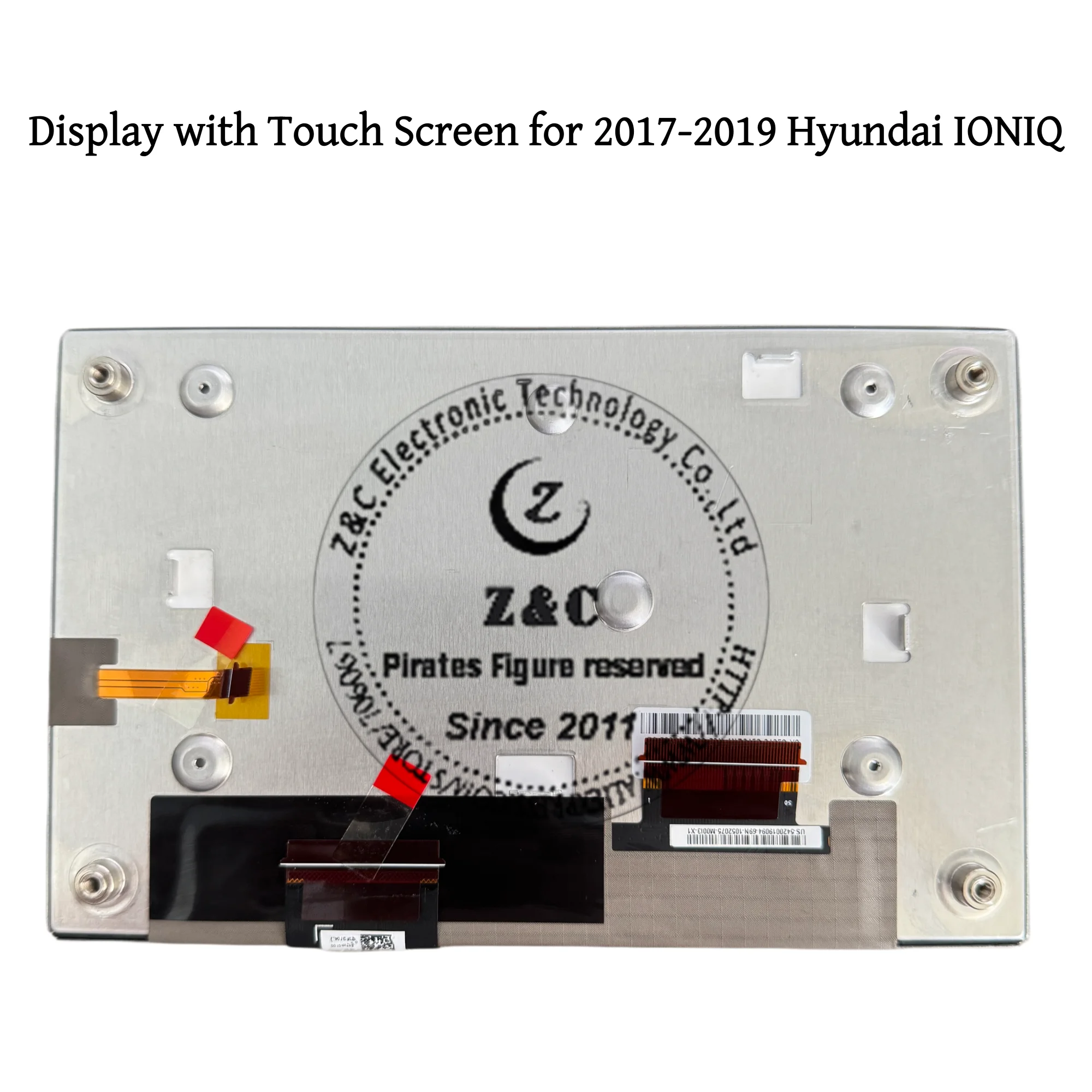 c070vat010-display-tft-lcd-originale-da-7-con-touch-screen-per-autoradio-hyundai-oniq-2017-2019