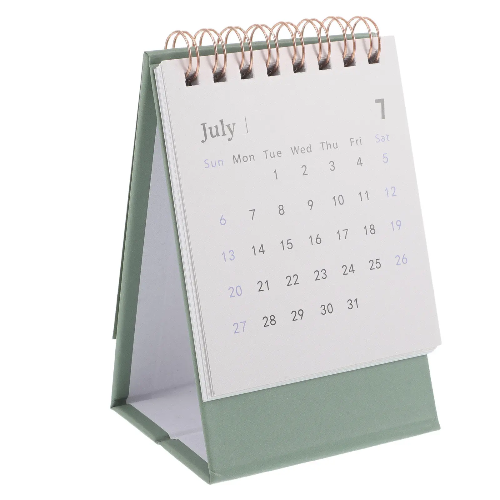 

2026 Mini Desk Calendar Stylish Standing Flip Desktop Calendar Smooth Flip Daily Planner for Office Home School Time Management