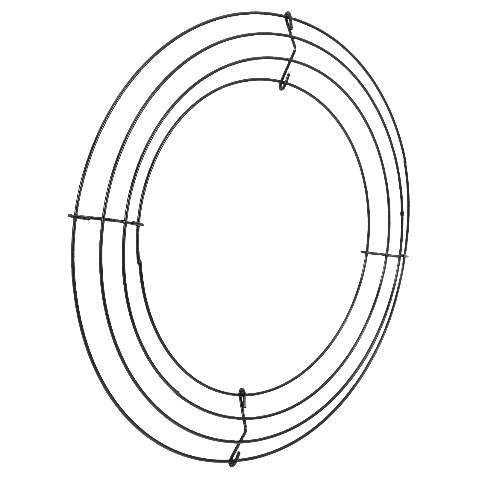 

1pc Iron Frame Diy Wreath Accessory Christmas Decor Craft Metal Ring Holiday Wreath Making Steel Ring For Decorations