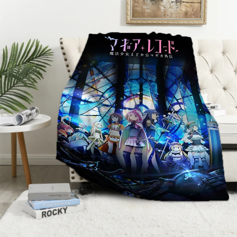 Picnic Custom Thick Luxury Nap Fleece Knee Blanket Puella Magi Madoka Magica Sofa Blankets & Throws King Lid Microfiber Bedding