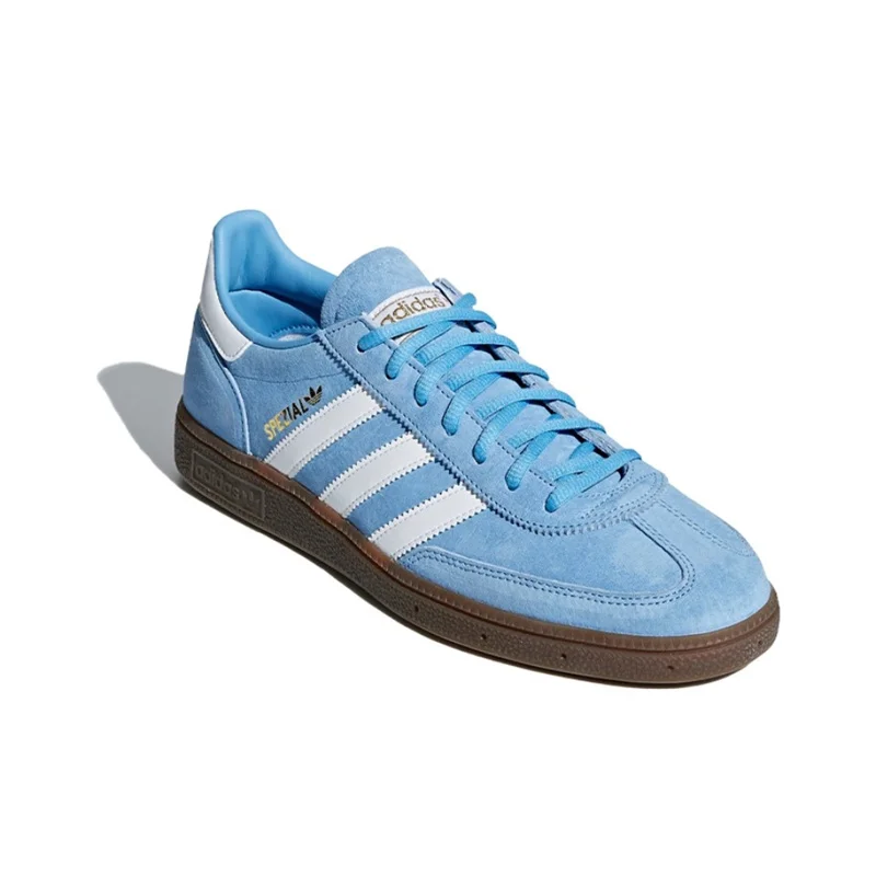 Adidas Originals Handball Spezial Zapatos de skate para hombres y mujeres Zapatos bajos de ocio antideslizantes y resistentes al desgaste Blanco Azul