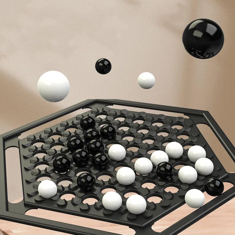 25x25 Pista per bambini Gioco educativo Logico Coppia di scacchi Battaglia in bianco e nero Gioco per 2 giocatori Pensiero Cervello Aumentazione Giocattoli per feste