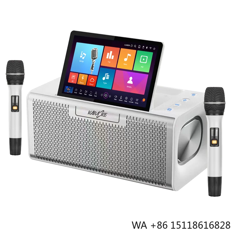 Professional All in One KTV Sound Commercial Karaoke System Bluetooth Microphone Karaoke Player