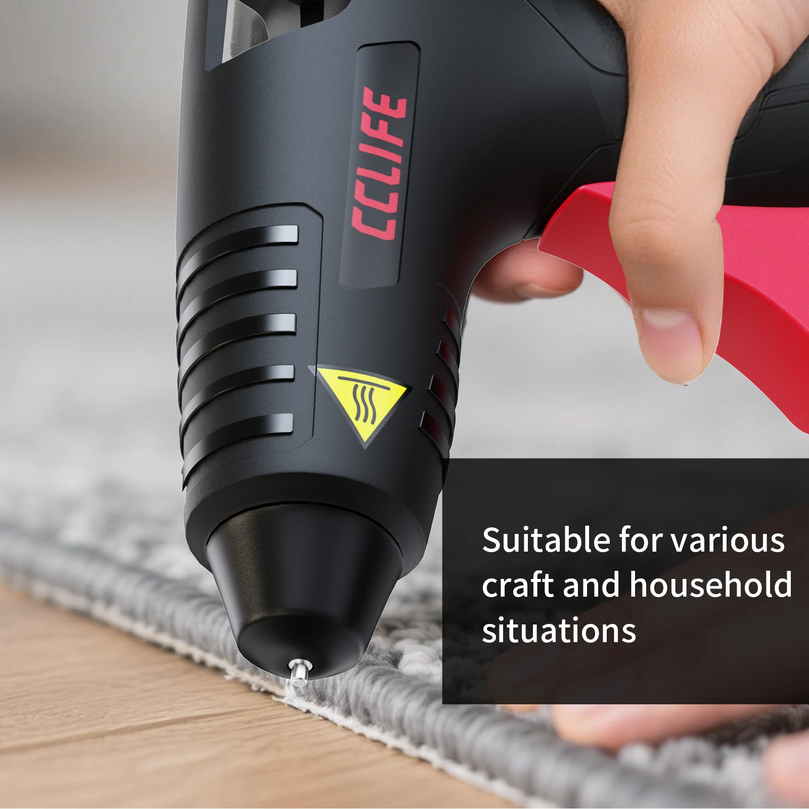 ปืนกาวไร้สาย 4V ดีไซน์ใหม่