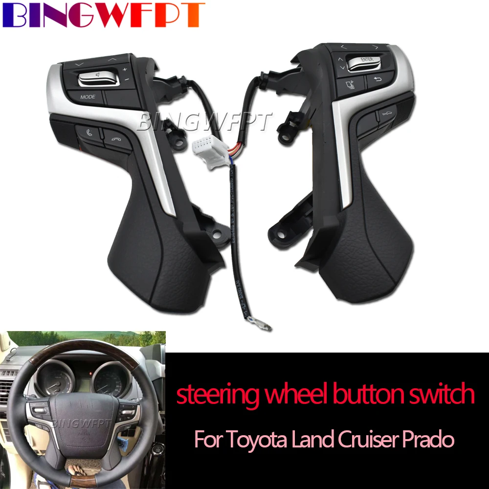 Shipping Fast Steering Wheel CONTROL Switch Multifunction Steering Switch For TOYOTA LAND CRUISER 200 FJ200 LC200 2016-2018