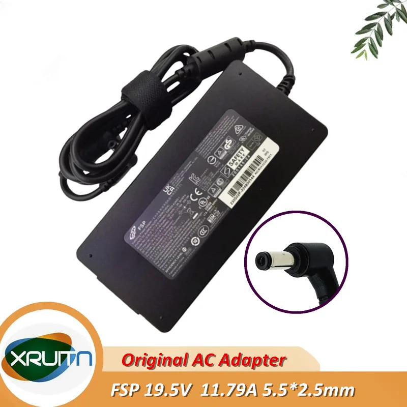 Adaptador de corriente conmutada de CA genuino FSP FSP230-AJAS3-1 19,5 V 11.79A 230W fuente de alimentación delgada cargador de ordenador portátil FSP230-AJAS3 5,5*2,5mm